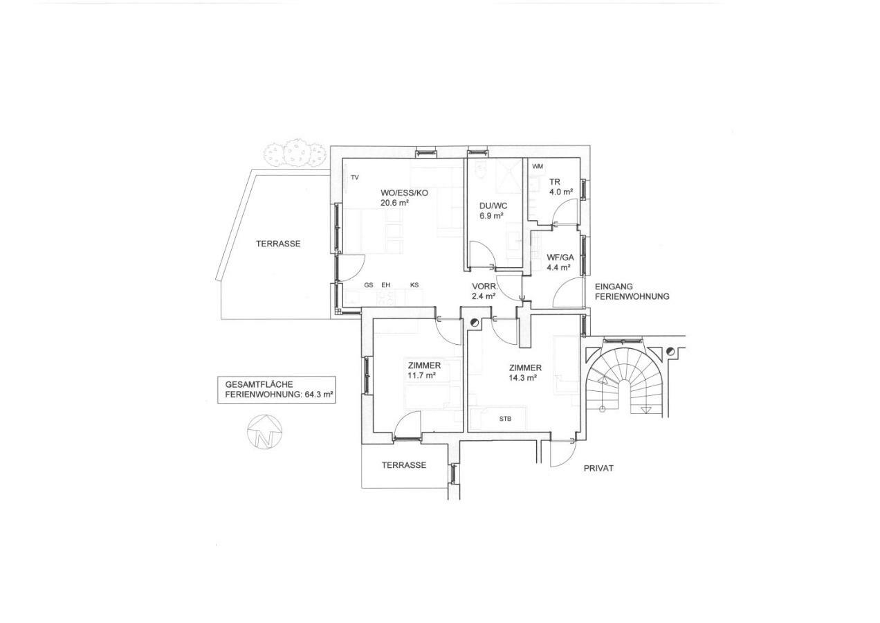 Ferienwohnung Daerflihof Bartholomäberg Buitenkant foto